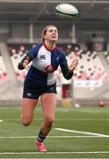 4 January 2025; Katie Corrigan of Wolfhounds during the Celtic Challenge match between Wolfhounds and Glasgow Warriors at Kingspan Stadium in Belfast. Photo by Ramsey Cardy/Sportsfile