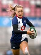 4 January 2025; Amy Larn of Wolfhounds during the Celtic Challenge match between Wolfhounds and Glasgow Warriors at Kingspan Stadium in Belfast. Photo by Ramsey Cardy/Sportsfile