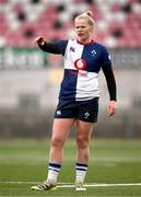 4 January 2025; Dannah O’Brien of Wolfhounds during the Celtic Challenge match between Wolfhounds and Glasgow Warriors at Kingspan Stadium in Belfast. Photo by Ramsey Cardy/Sportsfile