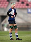 4 January 2025; Cliodhna Ni Chonchobhair of Wolfhounds during the Celtic Challenge match between Wolfhounds and Glasgow Warriors at Kingspan Stadium in Belfast. Photo by Ramsey Cardy/Sportsfile