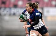 4 January 2025; Eve Higgins of Wolfhounds during the Celtic Challenge match between Wolfhounds and Glasgow Warriors at Kingspan Stadium in Belfast. Photo by Ramsey Cardy/Sportsfile