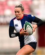 4 January 2025; Stacey Flood of Wolfhounds during the Celtic Challenge match between Wolfhounds and Glasgow Warriors at Kingspan Stadium in Belfast. Photo by Ramsey Cardy/Sportsfile