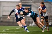 4 January 2025; Eve Higgins of Wolfhounds during the Celtic Challenge match between Wolfhounds and Glasgow Warriors at Kingspan Stadium in Belfast. Photo by Ramsey Cardy/Sportsfile