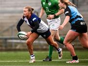 4 January 2025; Erin McConnell of Wolfhounds during the Celtic Challenge match between Wolfhounds and Glasgow Warriors at Kingspan Stadium in Belfast. Photo by Ramsey Cardy/Sportsfile