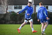 7 January 2025; Joe McCarthy during a Leinster Rugby squad training session at UCD in Dublin. Photo by Sam Barnes/Sportsfile