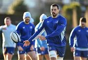 7 January 2025; Max Deegan during a Leinster Rugby squad training session at UCD in Dublin. Photo by Sam Barnes/Sportsfile