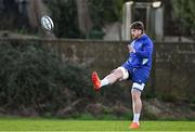 7 January 2025; Joe McCarthy during a Leinster Rugby squad training session at UCD in Dublin. Photo by Sam Barnes/Sportsfile