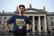 8 January 2025; Efrem Gidey, the Irish Record Holder for the Half Marathon, officially opened entries for the new Dublin City Half Marathon, which will take place on Sunday, 30th of March 2025, starting at 8:30 am in the heart of Dublin City on O'Connell Street. Entries are now open on www.dublincityhalfmarathon.ie. The course will take runners out of the north of the city and will finish back in the city centre. The event is organised by the team behind the Irish Life Dublin Marathon and Race Series, in partnership with Dublin City Council, the official event partner. Photo by Sam Barnes/Sportsfile