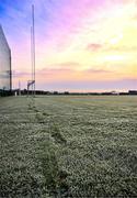 8 January 2025; A general view of Davitts after the postponement of the Electric Ireland Higher Education GAA Sigerson Cup Round 1 match between St Mary's University College and Queens University at Michael Davitts GAC in Belfast. Photo by Ben McShane/Sportsfile