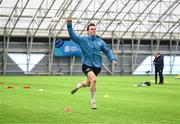 10 January 2025; Axel Sjoberg during a St Patrick's Athletic pre-season training session at the National Indoor Arena on the Sport Ireland Campus in Dublin. Photo by Stephen McCarthy/Sportsfile