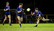 10 January 2025; Eddie Healy of MTU Kerry, right, gives a pass to team-mate Donagh O'Sullivan during the Electric Ireland Higher Education GAA Sigerson Cup Round 1 match between DCU Dóchas Éireann and MTU Kerry at DCU Sportsgrounds in Dublin. Photo by Piaras Ó Mídheach/Sportsfile