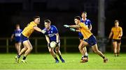 10 January 2025; Donagh O'Sullivan of MTU Kerry in action against Aalex Gavin of DCU Dóchas Éireann, left, during the Electric Ireland Higher Education GAA Sigerson Cup Round 1 match between DCU Dóchas Éireann and MTU Kerry at DCU Sportsgrounds in Dublin. Photo by Piaras Ó Mídheach/Sportsfile