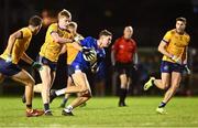 10 January 2025; Evan Boyle of MTU Kerry gets away from Niall Dolan of DCU Dóchas Éireann during the Electric Ireland Higher Education GAA Sigerson Cup Round 1 match between DCU Dóchas Éireann and MTU Kerry at DCU Sportsgrounds in Dublin. Photo by Piaras Ó Mídheach/Sportsfile