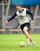 10 January 2025; Sean Hoare during a St Patrick's Athletic pre-season training session at the National Indoor Arena on the Sport Ireland Campus in Dublin. Photo by Stephen McCarthy/Sportsfile