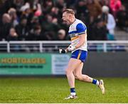 11 January 2025; Peter Óg McCartan of Errigal Ciarán celebrates after scoring the last point in the second half of normal time to send the match to extra-time during the AIB GAA Football All-Ireland Senior Club Championship semi-final match between Dr Crokes and Errigal Ciarán at Cedral St Conleth's Park in Newbridge, Kildare. Photo by Piaras Ó Mídheach/Sportsfile