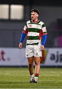 7 January 2025; Matthew Houlihane of St Columba’s College during the Bank of Ireland Leinster Rugby Boys Schools Vinnie Murray Cup 1st Round match between St Columba’s College and Wilson’s Hospital School at Energia Park in Dublin. Photo by Ben McShane/Sportsfile