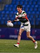 7 January 2025; Rory O'Dowd of St Columba’s College during the Bank of Ireland Leinster Rugby Boys Schools Vinnie Murray Cup 1st Round match between St Columba’s College and Wilson’s Hospital School at Energia Park in Dublin. Photo by Ben McShane/Sportsfile