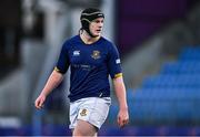 7 January 2025; Henry Regan of Wilson's Hospital during the Bank of Ireland Leinster Rugby Boys Schools Vinnie Murray Cup 1st Round match between St Columba’s College and Wilson’s Hospital School at Energia Park in Dublin. Photo by Ben McShane/Sportsfile