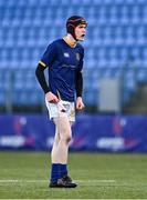 7 January 2025; Isaac O'Neill of Wilson's Hospital during the Bank of Ireland Leinster Rugby Boys Schools Vinnie Murray Cup 1st Round match between St Columba’s College and Wilson’s Hospital School at Energia Park in Dublin. Photo by Ben McShane/Sportsfile