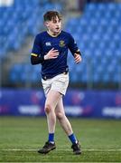 7 January 2025; Ollie Murphy of Wilson's Hospital during the Bank of Ireland Leinster Rugby Boys Schools Vinnie Murray Cup 1st Round match between St Columba’s College and Wilson’s Hospital School at Energia Park in Dublin. Photo by Ben McShane/Sportsfile