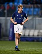 7 January 2025; John Zumerchik of Wilson's Hospital during the Bank of Ireland Leinster Rugby Boys Schools Vinnie Murray Cup 1st Round match between St Columba’s College and Wilson’s Hospital School at Energia Park in Dublin. Photo by Ben McShane/Sportsfile