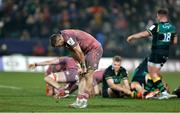 18 January 2025; Diarmuid Kilgallen of Munster after his side's defeat in the Investec Champions Cup Pool 3 match between Northampton Saints and Munster at cinch Stadium at Franklins Gardens in Northampton, England. Photo by Matt Impey/Sportsfile