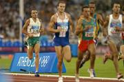 22 August 2004; Ireland's James Nolan (2135) trails the field during his semi-final of the Men's 1500m. Olympic Stadium. Games of the XXVIII Olympiad, Athens Summer Olympics Games 2004, Athens, Greece. Picture credit; Brendan Moran / SPORTSFILE