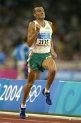 22 August 2004; Ireland's James Nolan in action during his semi-final of the Men's 1500m. Olympic Stadium. Games of the XXVIII Olympiad, Athens Summer Olympics Games 2004, Athens, Greece. Picture credit; Brendan Moran / SPORTSFILE