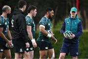 25 January 2025; Assistant coach Jonathan Sexton during an Ireland Rugby squad training session at The Campus in Quinta da Lago, Portugal. Photo by Brendan Moran/Sportsfile