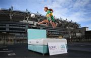 30 January 2025; In attendance at Croke Park in Dublin is Leitrim ladies footballer Charlene Tyrell as DFI Beds were unveiled as ‘The Official Sleep Partner of the LGFA’. Photo by David Fitzgerald/Sportsfile