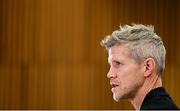 30 January 2025; Interim head coach Simon Easterby during an Ireland Rugby media conference at the Aviva Stadium in Dublin. Photo by Seb Daly/Sportsfile