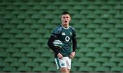 31 January 2025; Sam Prendergast during an Ireland rugby captain's run at the Aviva Stadium in Dublin. Photo by Sam Barnes/Sportsfile