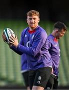 31 January 2025; Ollie Chessum during an England rugby captain's run at the Aviva Stadium in Dublin. Photo by Sam Barnes/Sportsfile