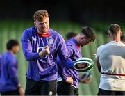 31 January 2025; Ollie Chessum during an England rugby captain's run at the Aviva Stadium in Dublin. Photo by Sam Barnes/Sportsfile