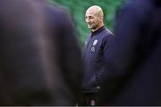 31 January 2025; England head coach Steve Borthwick during an England rugby captain's run at the Aviva Stadium in Dublin. Photo by Sam Barnes/Sportsfile