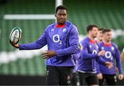 31 January 2025; Maro Itoje during an England rugby captain's run at the Aviva Stadium in Dublin. Photo by Sam Barnes/Sportsfile