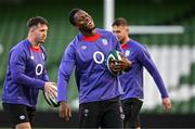 31 January 2025; Maro Itoje during an England rugby captain's run at the Aviva Stadium in Dublin. Photo by Sam Barnes/Sportsfile