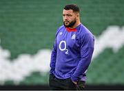 31 January 2025; Ellis Genge during an England rugby captain's run at the Aviva Stadium in Dublin. Photo by Sam Barnes/Sportsfile