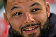 31 January 2025; Ellis Genge speaking in a press conference after an England rugby captain's run at the Aviva Stadium in Dublin. Photo by Sam Barnes/Sportsfile