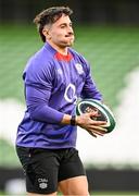 31 January 2025; Cadan Murley during an England rugby captain's run at the Aviva Stadium in Dublin. Photo by Sam Barnes/Sportsfile