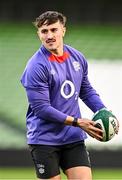 31 January 2025; Cadan Murley during an England rugby captain's run at the Aviva Stadium in Dublin. Photo by Sam Barnes/Sportsfile