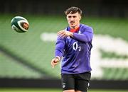 31 January 2025; Cadan Murley during an England rugby captain's run at the Aviva Stadium in Dublin. Photo by Sam Barnes/Sportsfile