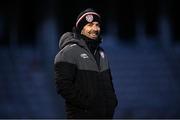 31 January 2025; Derry City manager Tiernan Lynch during the pre-season friendly match between Derry City and Ballymena United at the Ryan McBride Brandywell Stadium in Derry. Photo by Stephen McCarthy/Sportsfile