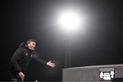 31 January 2025; Drogheda United manager Kevin Doherty during the Jim Malone Cup match between Dundalk and Drogheda United at Oriel Park in Dundalk, Louth. Photo by Piaras Ó Mídheach/Sportsfile