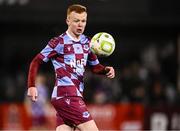 31 January 2025; Shane Farrell of Drogheda United during the Jim Malone Cup match between Dundalk and Drogheda United at Oriel Park in Dundalk, Louth. Photo by Piaras Ó Mídheach/Sportsfile