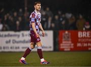 31 January 2025; Frank George Cooper of Drogheda United during the Jim Malone Cup match between Dundalk and Drogheda United at Oriel Park in Dundalk, Louth. Photo by Piaras Ó Mídheach/Sportsfile