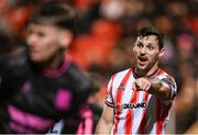 31 January 2025; Patrick Hoban of Derry City during the pre-season friendly match between Derry City and Ballymena United at the Ryan McBride Brandywell Stadium in Derry. Photo by Stephen McCarthy/Sportsfile