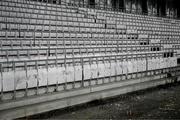 31 January 2025; A general view of the rail seating in the under construction North Terrace before the pre-season friendly match between Derry City and Ballymena United at the Ryan McBride Brandywell Stadium in Derry. Photo by Stephen McCarthy/Sportsfile