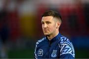 31 January 2025; Patrick McEleney of Ballymena United before the pre-season friendly match between Derry City and Ballymena United at the Ryan McBride Brandywell Stadium in Derry. Photo by Stephen McCarthy/Sportsfile