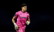 31 January 2025; Derry City goalkeeper Arlo Doherty before the pre-season friendly match between Derry City and Ballymena United at the Ryan McBride Brandywell Stadium in Derry. Photo by Stephen McCarthy/Sportsfile